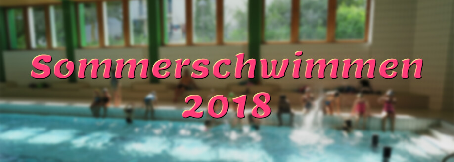 Sommerschwimmen, Freitag 22. Juni 2018